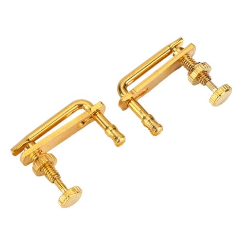 Professional 4/4 Size Violin Fitting Set with Shoulder Rest, Chin Rest, Tuner, Tailpiece, Endpin, and Screws for Practice, Concerts, and Beginners to