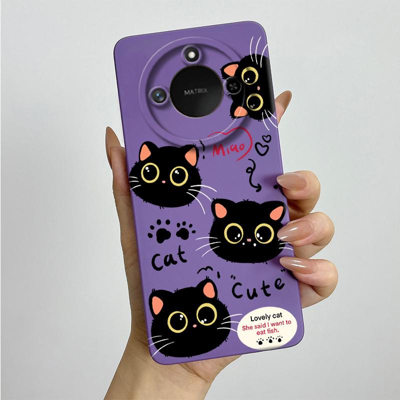 For Honor X9C Smart Phone Case X9cSmart Soft Silicone Funda Sweet Painted Fashion Cartoon Protective Capa Lovely Printing Cover