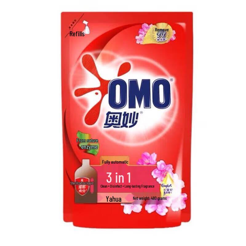 OMO Cherry Blossom Laundry Detergent with Fabric Softener