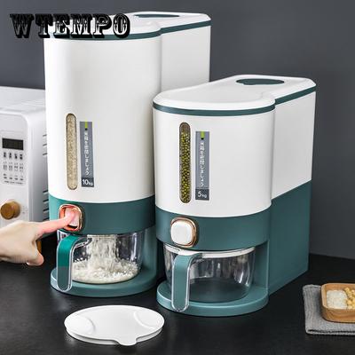 Kitchen Storage Box Sealed Rice Bucket Grain Dispenser Dry Food Container Kitchen Moisture Proof Barrel Pet Food Container