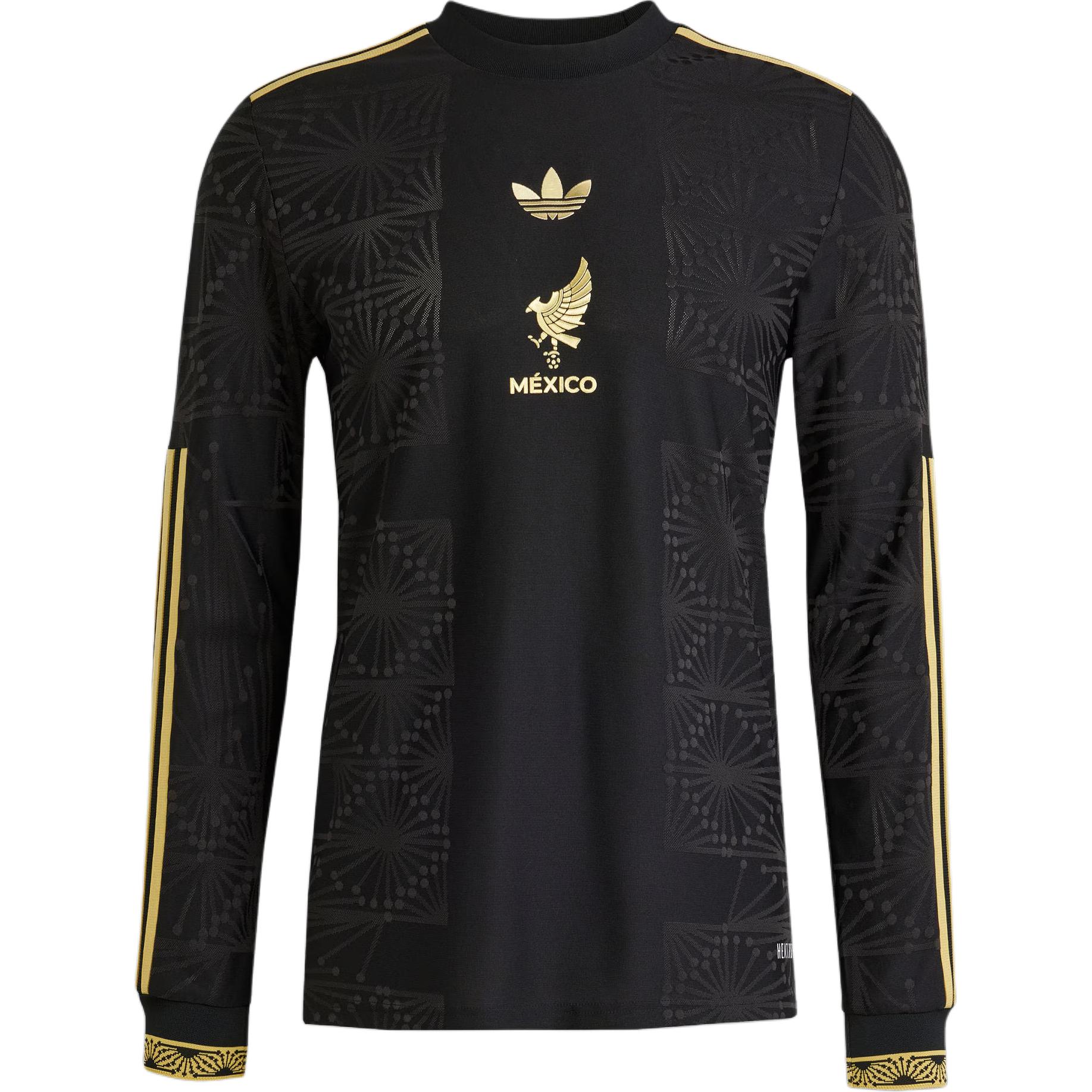 Adidas Mexico Gold Long Sleeve Jersey JM2534- M