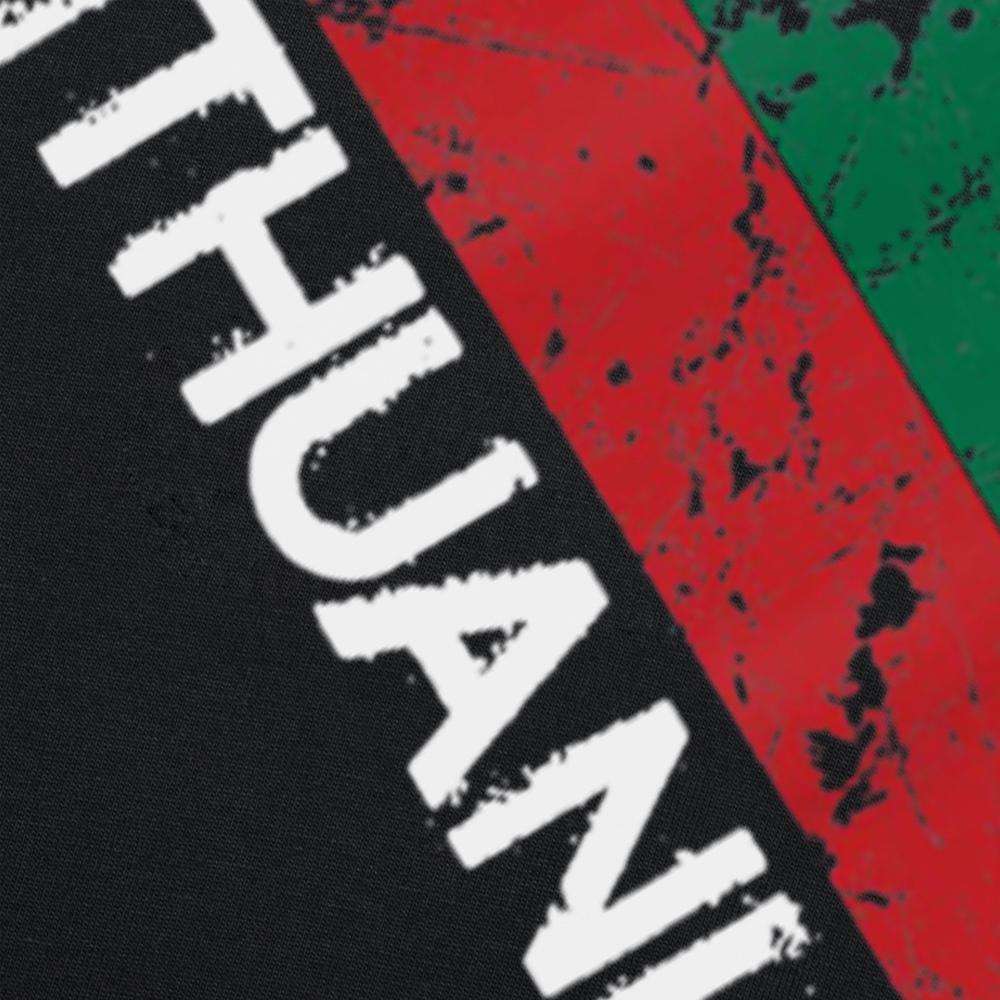 Lithuanian Flag Vintage Made In Lithuania T Shirts Streetwear Short Sleeve Birthday Gifts Summer Style T-shirt Mens Clothing