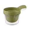 3Pcs Double Layer Drain Basket with Handle 2-in-1 Strainer Storage Container Small Vegetable Fruit Mini Berry Tomato Grape Washing Colander Bowl