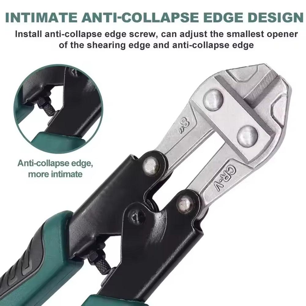 Mini 8" Bolt Cutter Multi-Tool Steel Cable Cutter Bolt Cutter Rope Clamp pliers Work Saving Multi-Functional Cutting Scissors
