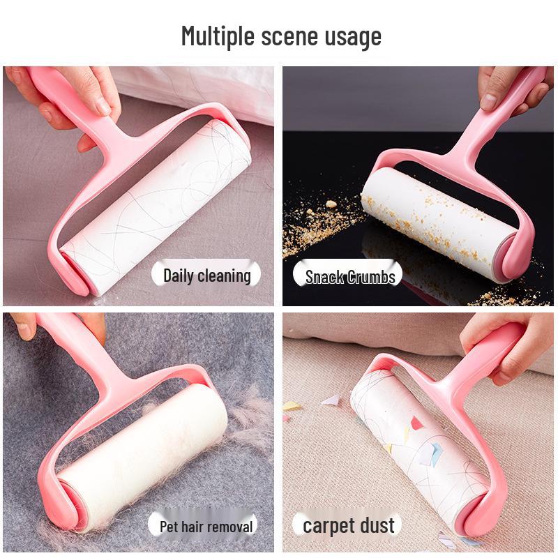16cm Angled Pet Hair & Lint Remover Roller with Dust Handle