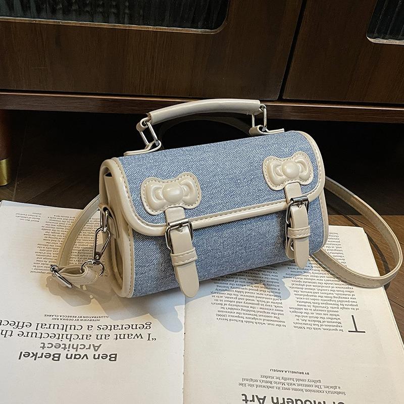 College Style Fashion Bag Women's New Trendy Summer Fashion Backpack Single Shoulder Oblique Span Portable Small Square Bag