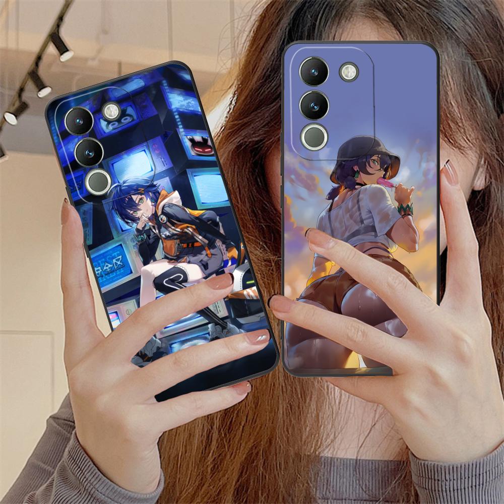 ZZZ Belle Phone Case for VIVO V60 V50 V40 V30 V29 V27 V25 V23 Pro Lite 5G Soft TPU Shockproof Cover