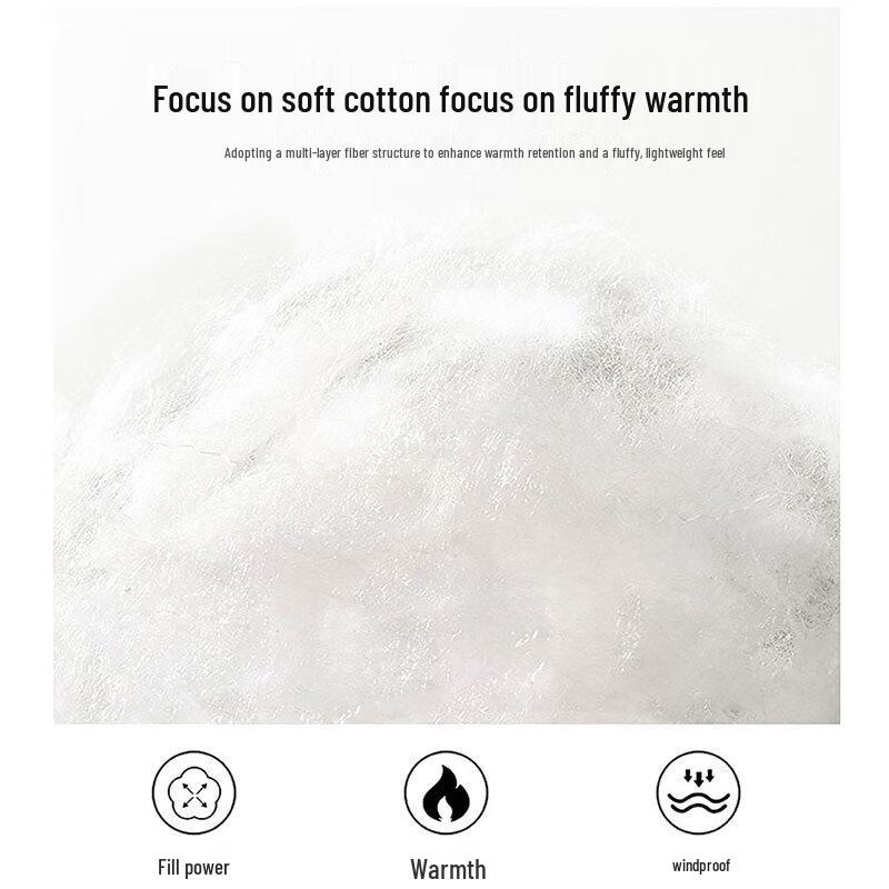 Mao Ren Men's Mid-Length Hooded Padded Jacket