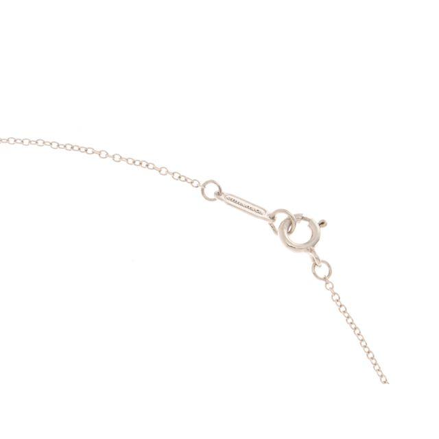 Used TIFFANY&Co. Tiffany Bow Ribbon Pendant Necklace Silver 925 2.0g Women's [Used] [473]