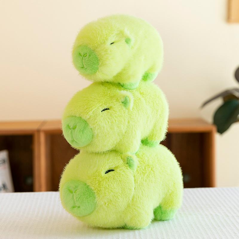35Cm Simulation Banana Capybara Plush Doll Cloth Doll Cartoon Banana Capibara Doll Soft Cute Doll Capibara Anime Fluffty Toy
