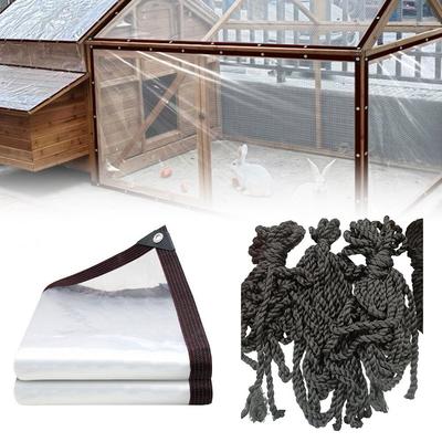 Wear Resistant Clear Tarp Cover Designed To Your Items Outdoors
