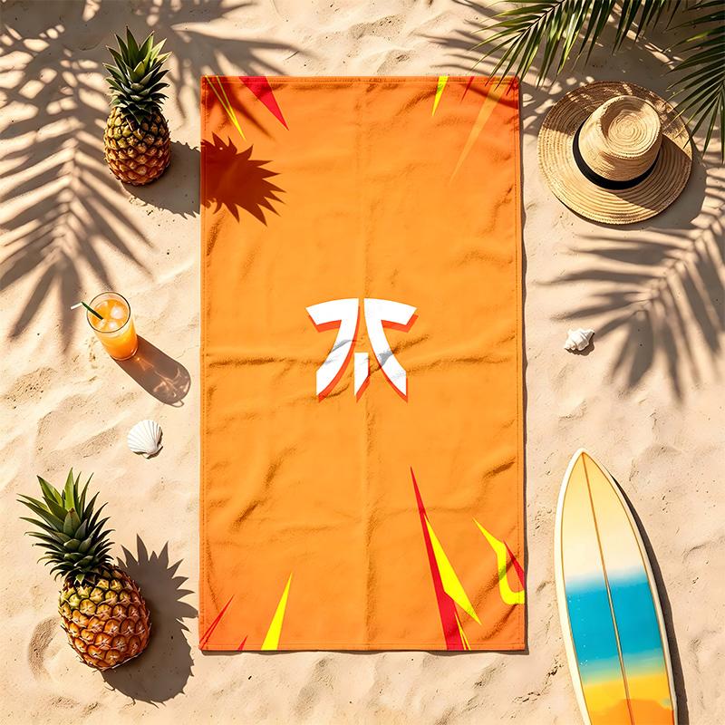 Fnatic (1) Téma Ručník na pláž Odolný proti písku Měkký a pohodlný Vhodný k bazénu Kempování Jóga a Potápění Nezbytnost na cesty