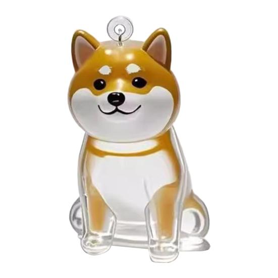 Pet Hair Collector Keychain Transparent Souvenir Capsule Waterproof Design Dog Hair Memorial Keychain