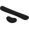 Ergonomic Wrist Rest Pad Mouse Pad Set 2 Pack Memory Foam Comfortable Keyboard Mouse Support Non-Slip Bottom