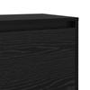 Nightstand Black Oak Effect 45 x 34 x 44.5 cm Engineered Wood