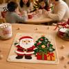 Christmas Stocking Fillers DIY Felt Craft Kit Santa Snowman Sticker Art Gnome Tree Displays Wreath Peel And Stick Kit for Teens Holiday Party