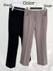 Olgangdijainseutyudio Back-Waisted Poly-Spandex Bootcut Slacks