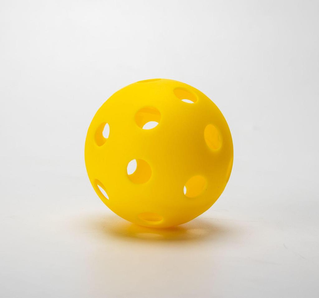 Pickleball TPE Injection Molded Ball - 40-Hole Outdoor, 26-Hole Indoor, PE Rotomolded, Foamed Design
