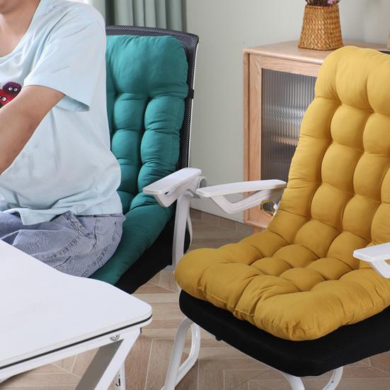 Schreibtischstuhl Kissen Bürostuhl Kissen mit hoher Rückenlehne Rutschfest Schaukelstuhl Sitzkissen mit Bändern für Büro Auto Zuhause Esszimmer Küche