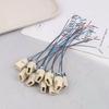 10/20Pcs G9 Light Bulb Socket Ceramic Lamp Base Holder Connector Led Halogen Light LED Lamp Bulb Holder Base Fixture