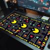 Pac-Man Large Size Mouse Pad Large Gaming Table Cushion Non-slip Laptop Tablet Big Mousepad XXL Mat Mini PC Playmat With Lock Edge