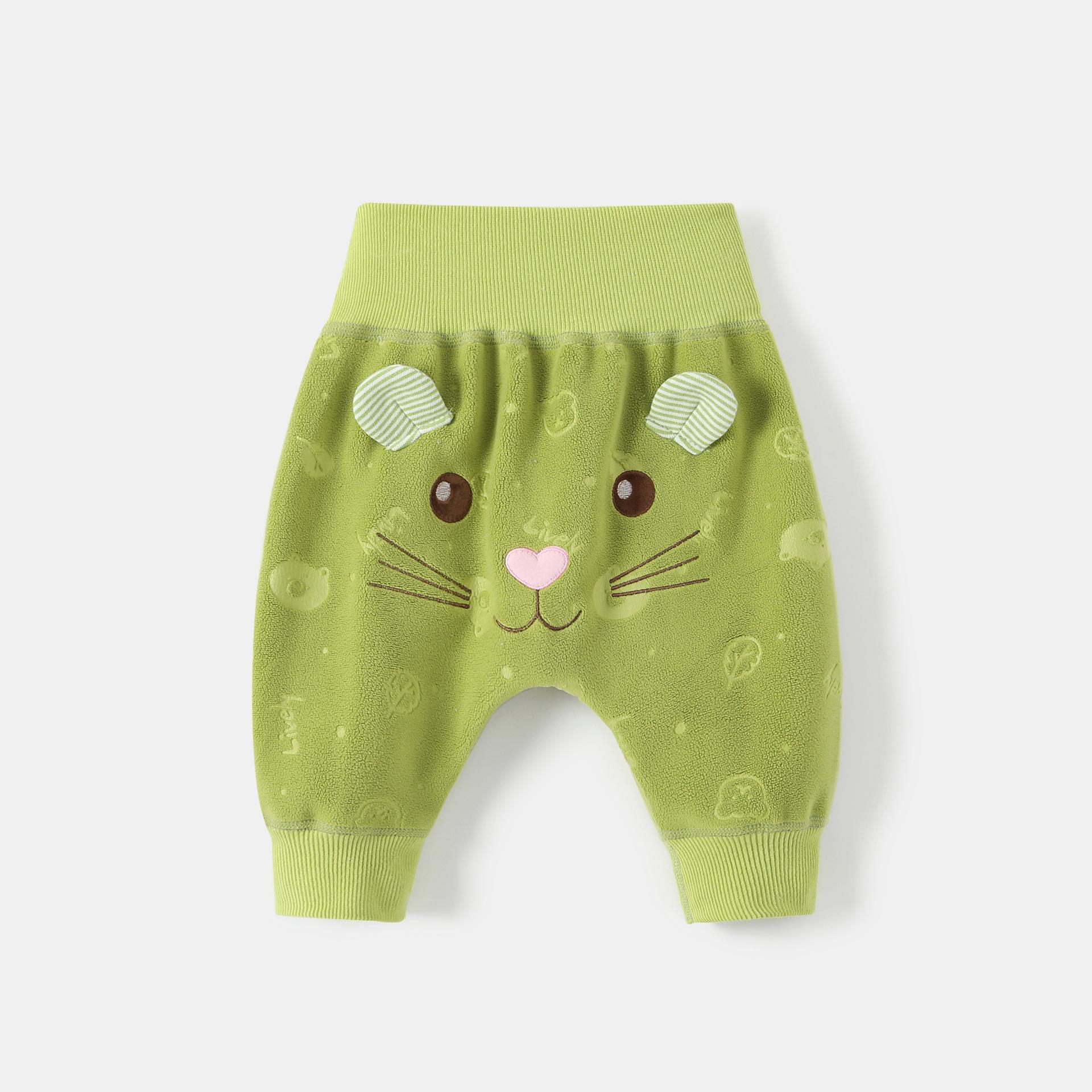 

Infant Fleece One-Piece Pants - Autumn/Winter, Warm, Big Butt Design for Boys & Girls 100 cm