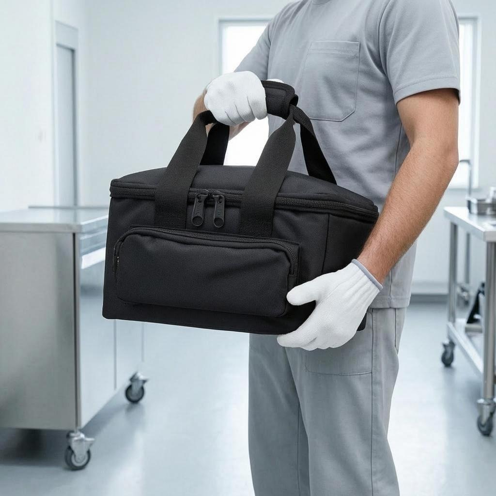 Calibration Instrument Bag 600D Oxford Cloth Handheld Storage Padded Carrying Case