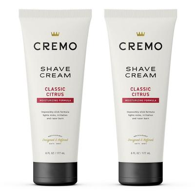 Cremo Men's Shaving Cream Classic Citrus Scent Direct Shipping from the US 2 Pcs