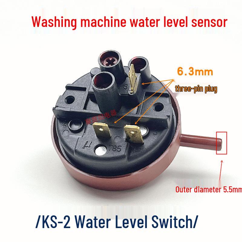 Washing Machine Drum Water Level Sensor KS-21-62A (Compatible with XQG65-F1029W, XQG60F9918W)