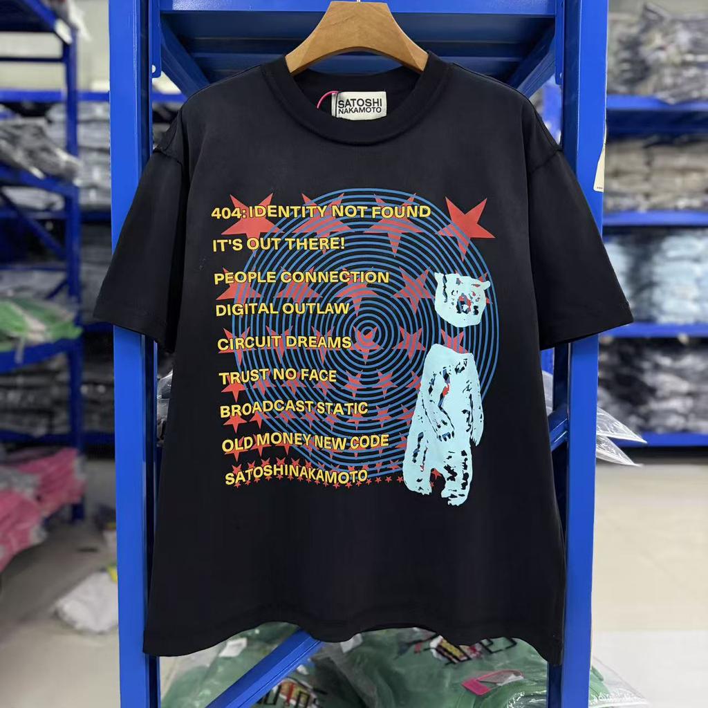 ZYLLO Destroyed Washed White Letter Print Vintage Ripped Short-Sleeved T Shirts Men Women Streetwear