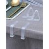 Clip Transparente de Plástico para Mantel Clip Antideslizante para Mantel