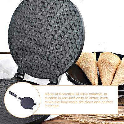 Gas Stove Nonstick Waffle Cone Egg Roll Maker Household Kitchen Baking Mold