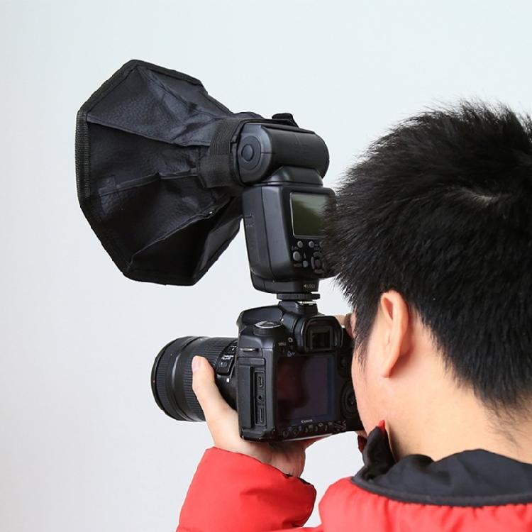 Lightweighted Octagon Camera Flash Diffuser 20cm For Professional Photographers Softening Harsh Camera Flashlights