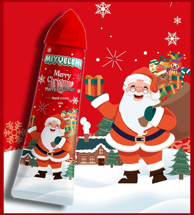 Mi Yue Le Ni Christmas Ice Cream Hand Cream 30g - Hydrating, Non-Greasy, Moisturizing, Refreshing Cone