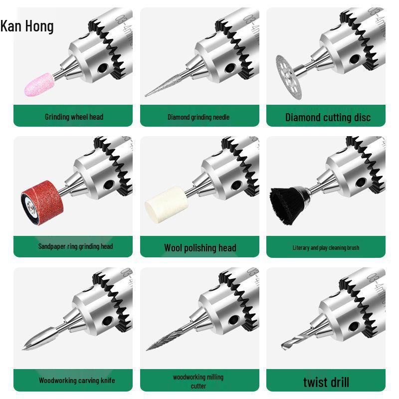 Minaite Handheld Electric Grinder for Jade & Wood Carving and Polishing