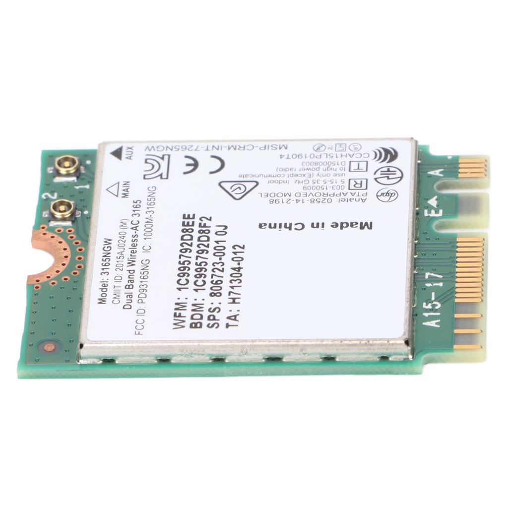Drahtlose Netzwerkkarte 433Mbps Dualband 2,4G 5G NGFF M.2 Mini-Netzwerkkarte für Laptops