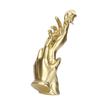 Ręcznie Wykonana Rzeźba Róży Żywica Elegancka Unikalna Statuetka Róży Dwuręcznej do Dekoracji Domu
