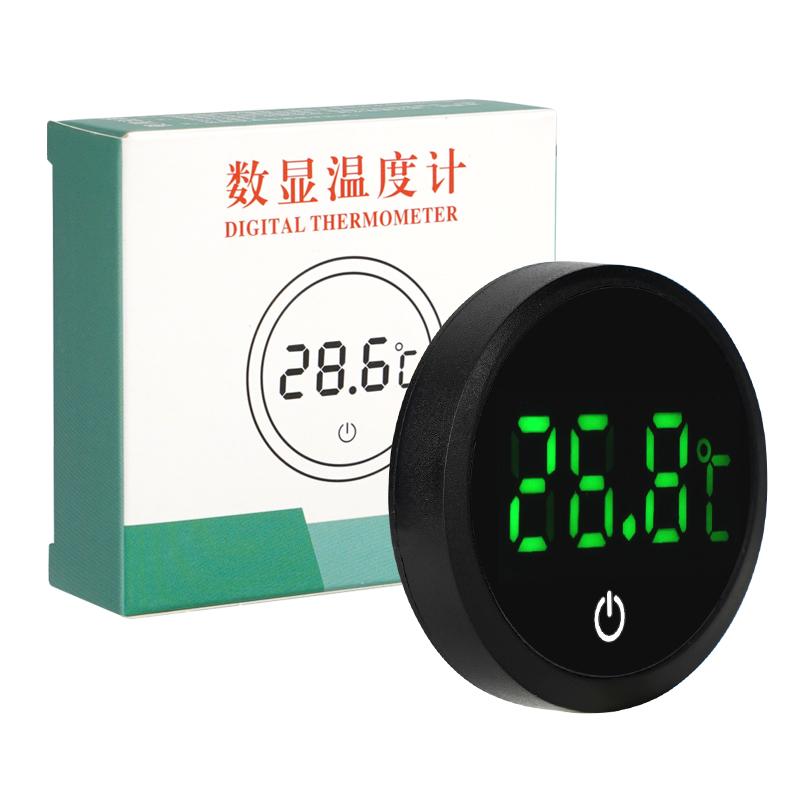 Neues Aquarium Selbstklebendes Thermometer LCD Digital Fischbecken Mini-Thermometer Großer Bildschirm Monitor Terrarium Temperaturmesser