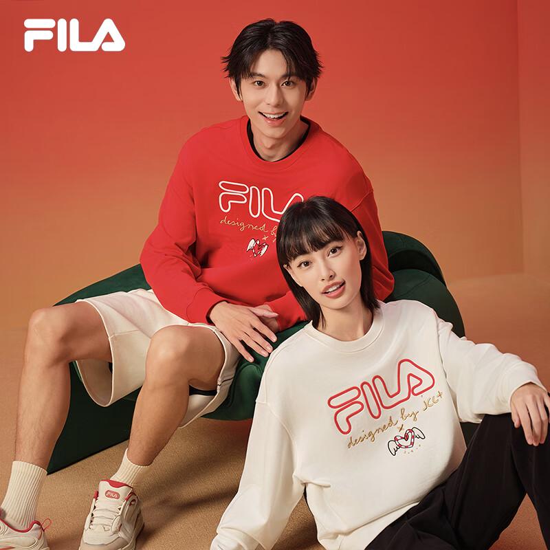 FILA Unisex Oxygen Logo Pullover Sweatshirt