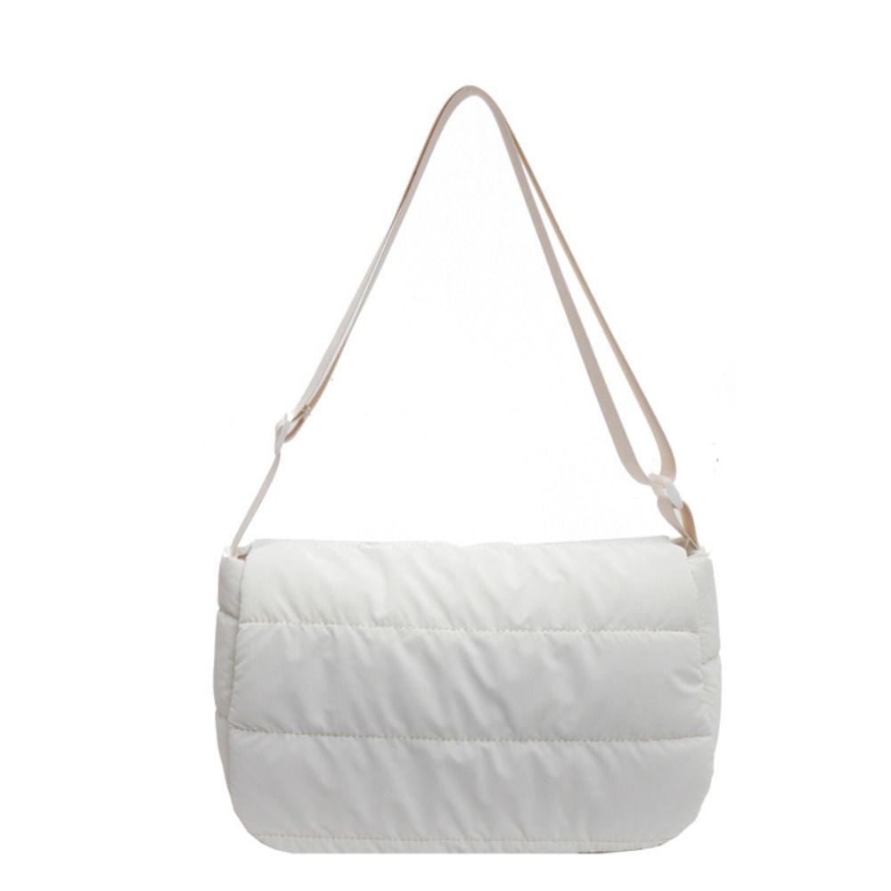 Gesteppte Nylon Gepolsterte Schultertasche Koreanischer Stil Baumwollgepolsterte Umhängetasche Reise