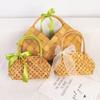 Hand-Woven Rattan Flower Basket: Living Room & Bedroom Storage and Decoration