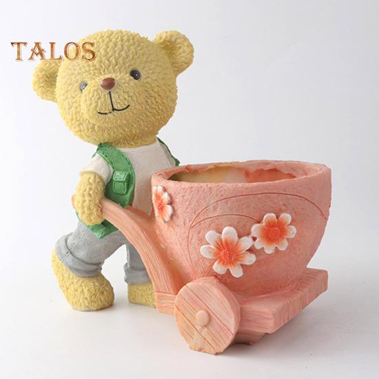 

Горшок для растений, цветочный горшок с изображением мультяшного животного, с дренажным отверстием, устойчивый к выцветанию, горшок для комнатных растений, кактус, бонсай