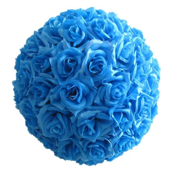 Falske roser ball Plastblomster ball Kunstige roser som ikke falmer for babyshower bryllupsdekorasjon
