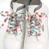 Polyester Flat Shoelaces 100cm Length Colorful Cartoon Patterns Universal Fit Shoe Strings for Sneakers Loafers