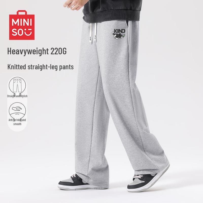 MINISO Men s American Style Straight-Leg Casual Pants 3XL