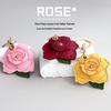 High-Value Rose Keychain Card Holder: Perfect for Valentine's, Qixi, or Teacher's Day Gifts.