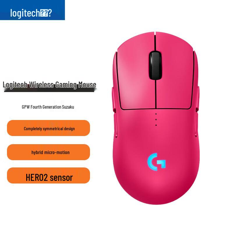 Logitech GPW 4th Gen HERO 2 Wireless Gaming Mouse