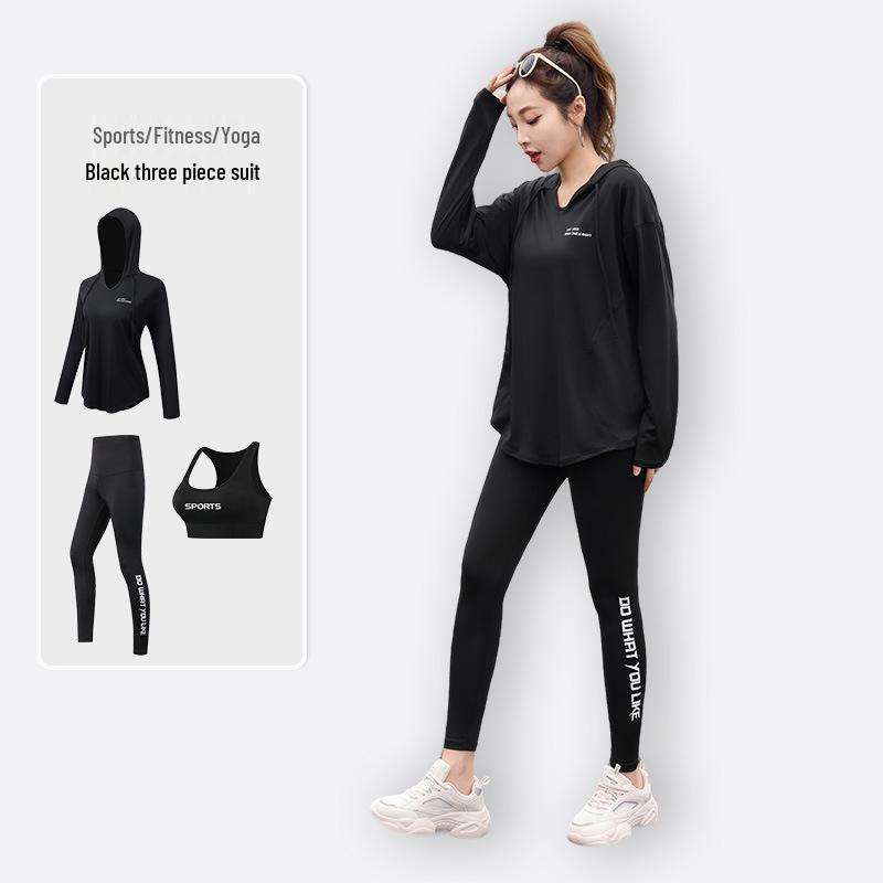 2025 Plus Size Yoga & Fitness Set: Outdoor Running Sportswear for Girls, Slimming Loose Fit