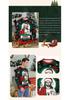 2025 Autumn Round Neck Snowman Reindeer Couple Hoodie