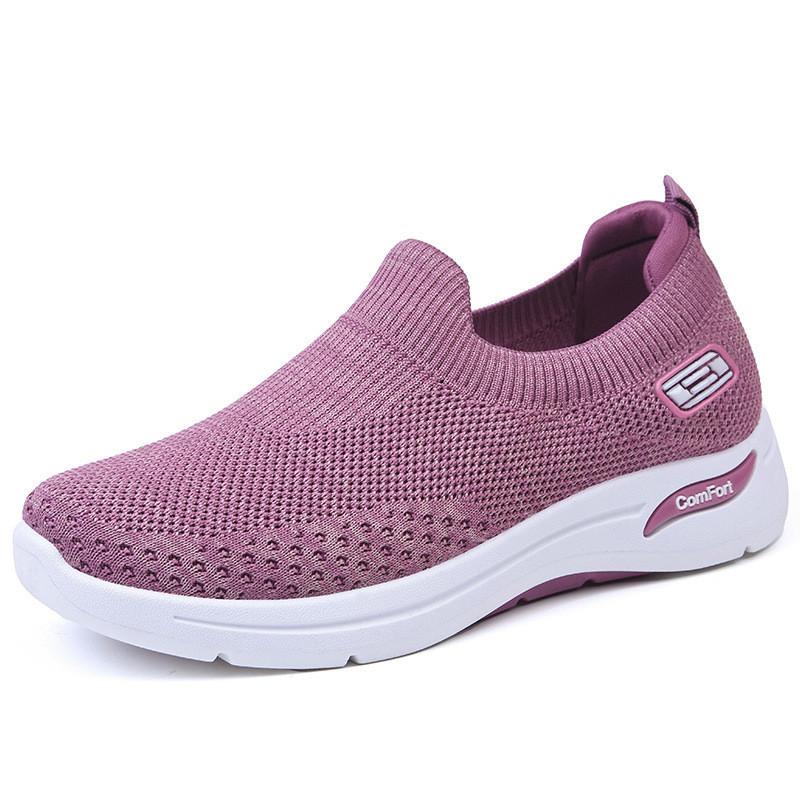 Womens Mesh Shoes With Breathable Pvc Sole For Casual Summer And Spring Wear